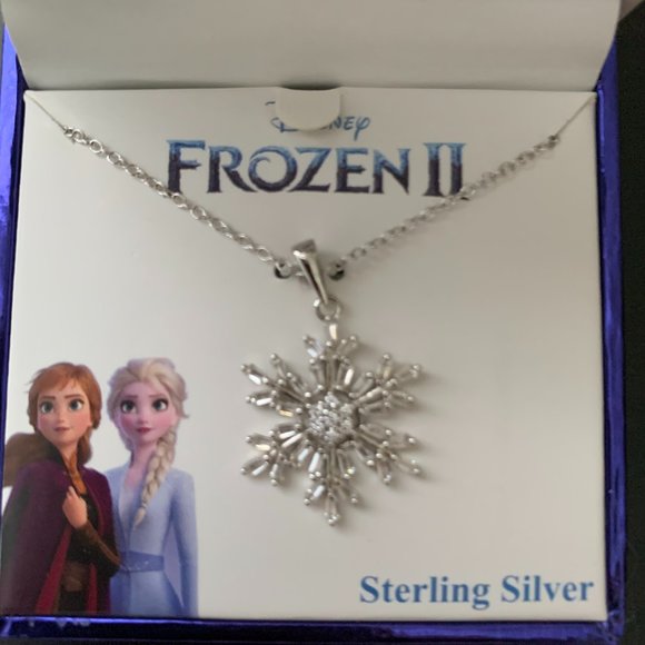 Disney Other - Disney Frozen II Sterling Silver Necklace